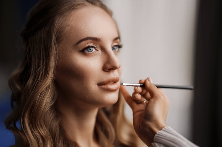 Bridal makeup artistry