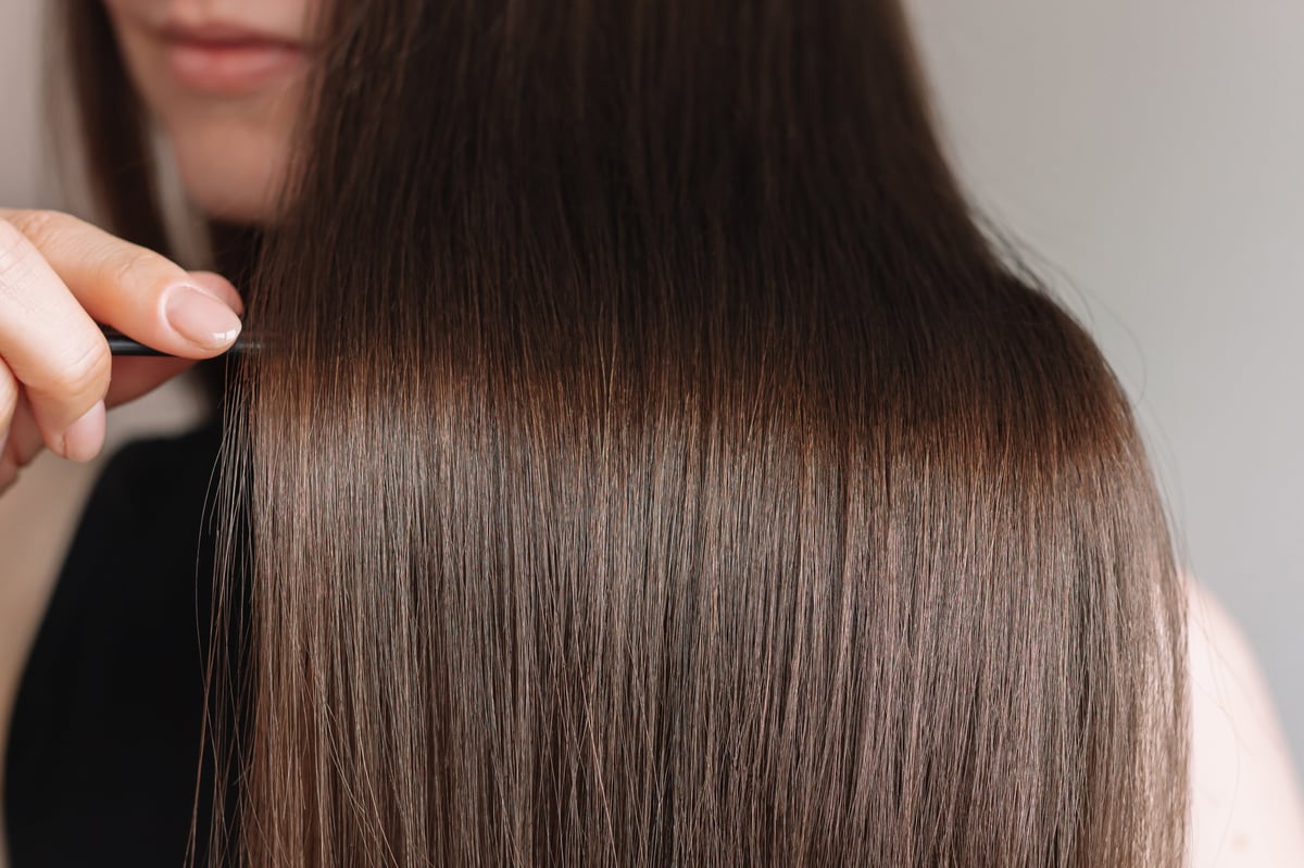 Beautiful long shiny healthy hair